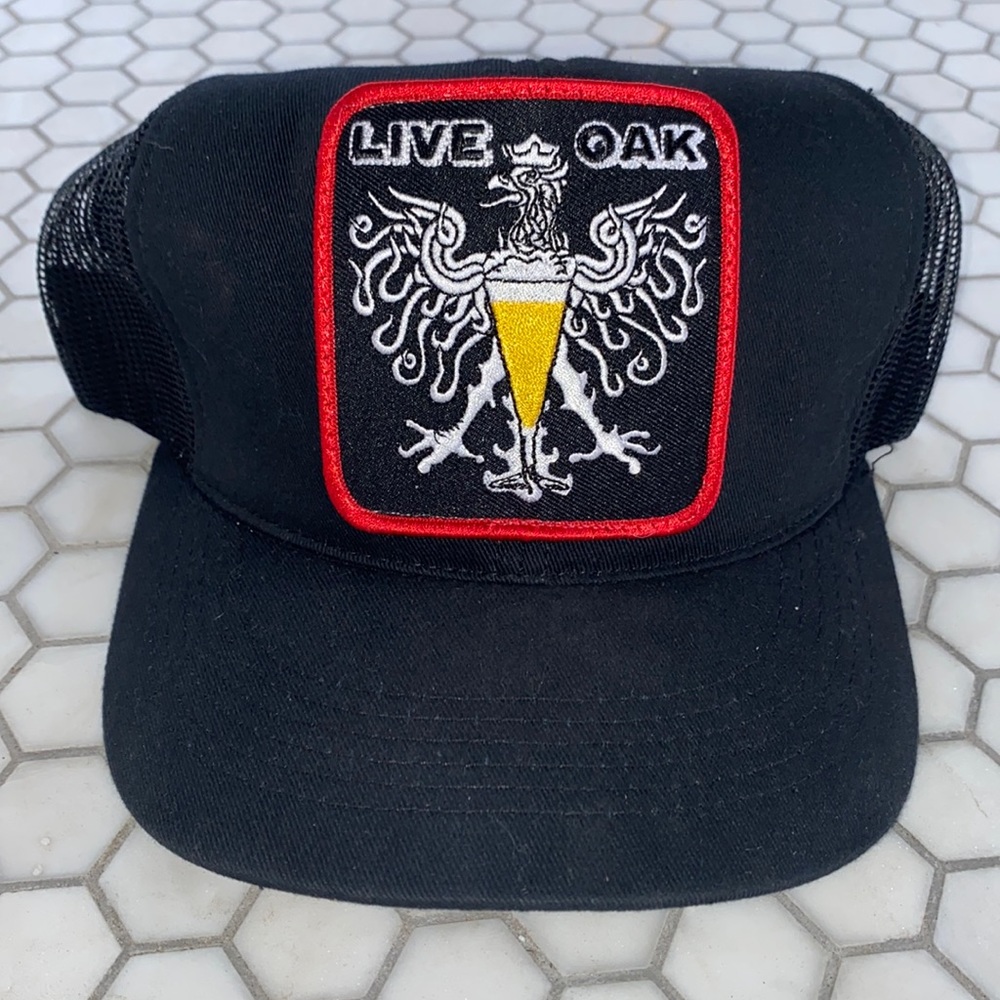 Live Oak brewing mesh trucker cap new